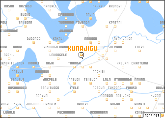 map of Kunajigu