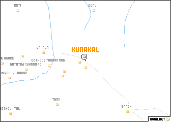 map of Kunākal