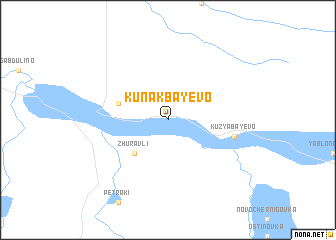 map of Kunakbayevo