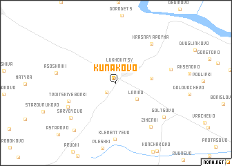 map of Kunakovo