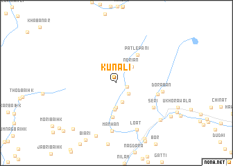 map of Kunāli
