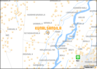 map of Kunal Sandīla