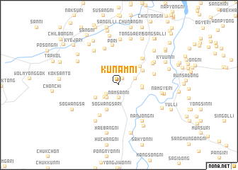 map of Kunam-ni