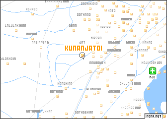 map of Kunan Jatoi