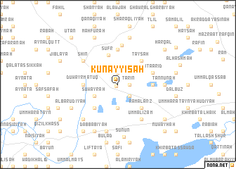 map of Kunayyisah