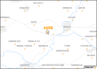 map of Kuna