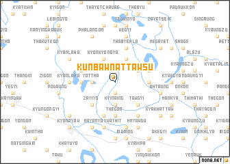 map of Kunbaw-nattawsu