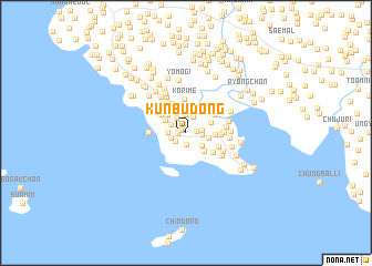 map of Kunbu-dong