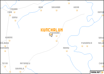 map of Kunchalum