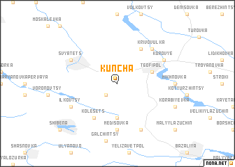 map of Kuncha