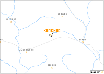 map of Kunchha