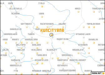 map of KuNcityana