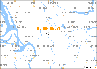 map of Kundainggyi