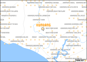 map of Kundang