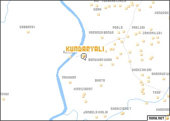 map of Kundaryāli