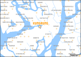 map of Kundaung