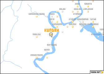 map of Kundaw