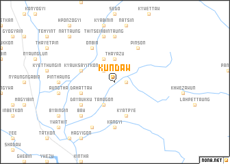 map of Kundaw