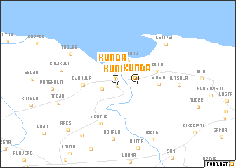 map of Kunda