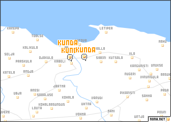 map of Kunda