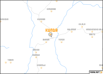 map of Kunda