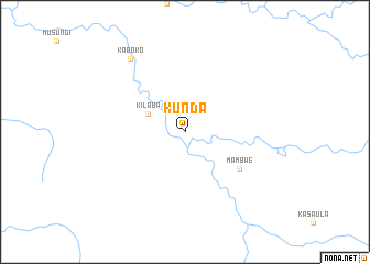 map of Kunda