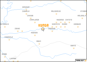 map of Kunda