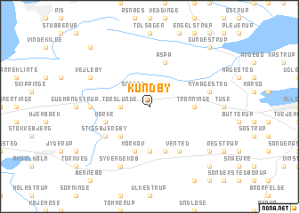 map of Kundby