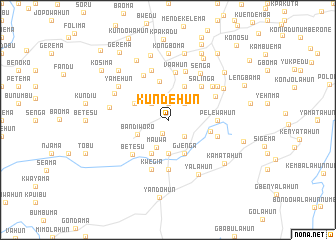 map of Kundehun