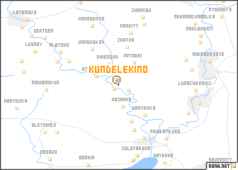 map of Kundelekino