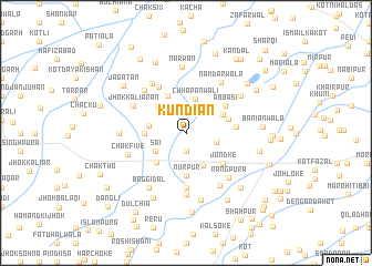 map of Kundiān