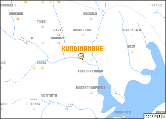 map of Kundimambwe
