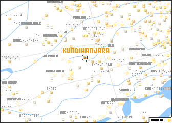 map of Kundi Wanjāra