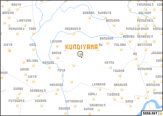 map of Kundiyama