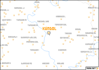 map of Kundol