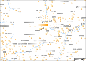 map of Kundol