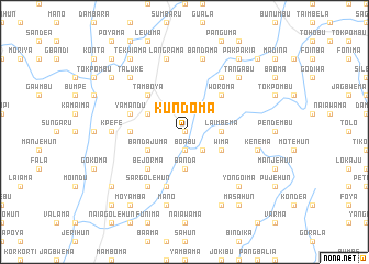 map of Kundoma