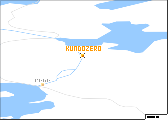 map of Kundozero