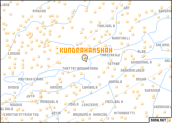 map of Kund Raham Shāh