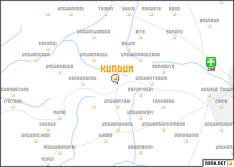 map of Kundum