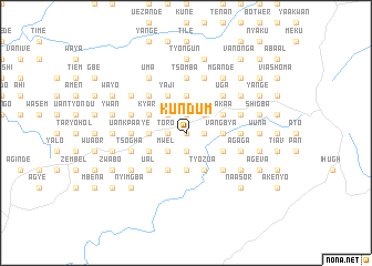 map of Kundum