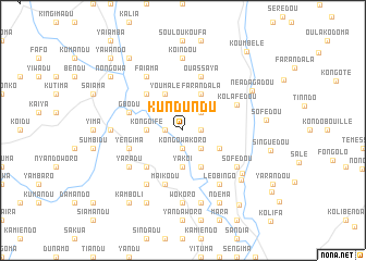 map of Kundundu