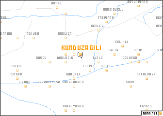 map of Kunduzağılı