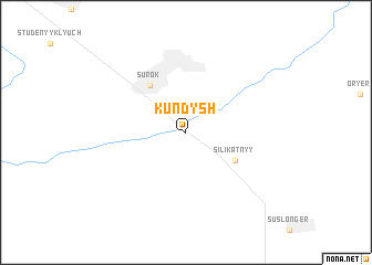 map of Kundysh