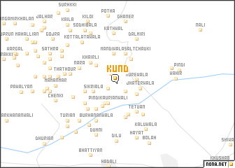 map of Kūnd