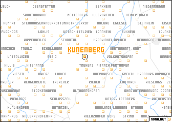 map of Kunenberg