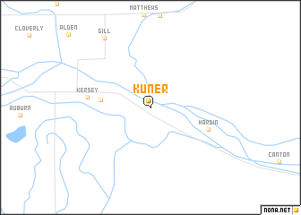 map of Kuner
