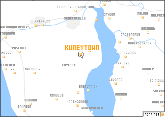 map of Kuneytown
