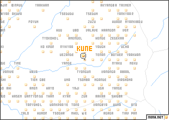 map of Kune