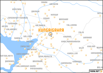 map of Kunga-i Gawra